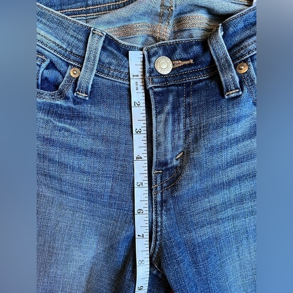 Levi's | 529 Curvy Bootcut Denim Jeans Midwash Western Cotton Size 4 - Picture 9 of 10